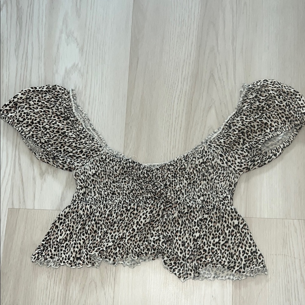 Leopard Print Women's Top